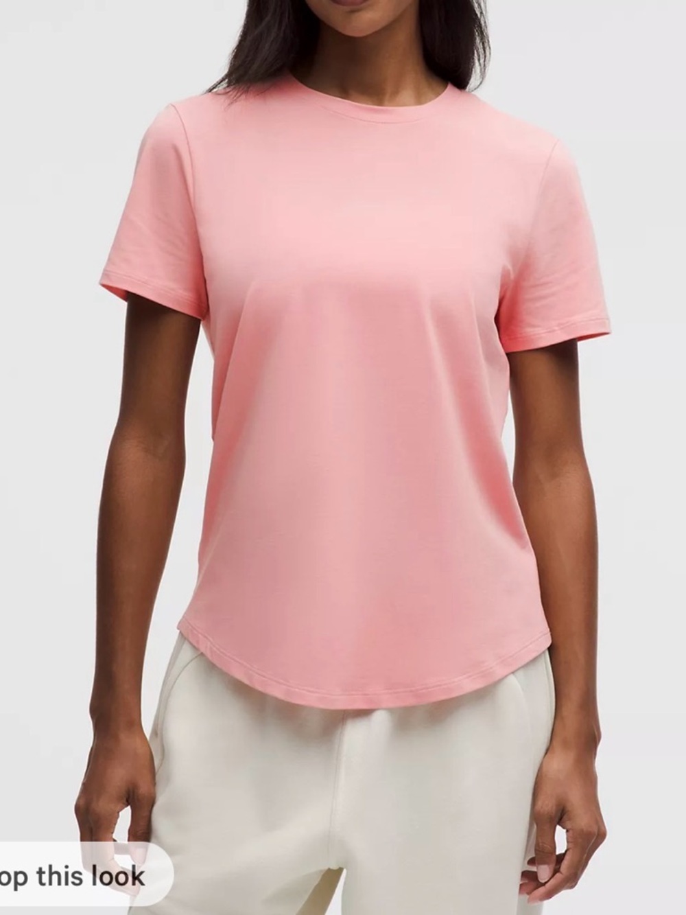New Lululemon Love Crewneck T-Shirt 
Size 4 Color tea rose